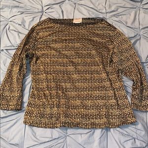 3/4 Length Sleeve Sparkly Top